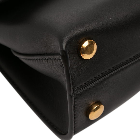 Pre-Loved Ferragamo Leather Gancini Trifolio Swing Top Handle Bag - Picture 7 of 11